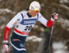 Emil Iversen of Norway skiing in qualification for men classic sprint race of Viessmann FIS Cross country skiing World cup in Planica, Slovenia. Men sprint classic race of Viessmann FIS Cross country skiing World cup was held on Saturday, 20th of January 2018 in Planica, Slovenia.
