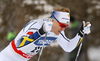 Oskar Svensson of Sweden skiing in qualification for men classic sprint race of Viessmann FIS Cross country skiing World cup in Planica, Slovenia. Men sprint classic race of Viessmann FIS Cross country skiing World cup was held on Saturday, 20th of January 2018 in Planica, Slovenia.
