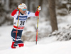 Sindre Bjoernestad Skar of Norway skiing in qualification for men classic sprint race of Viessmann FIS Cross country skiing World cup in Planica, Slovenia. Men sprint classic race of Viessmann FIS Cross country skiing World cup was held on Saturday, 20th of January 2018 in Planica, Slovenia.
