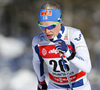 Anne Kylloenen of Finland skiing in finals of women classic sprint race of Viessmann FIS Cross country skiing World cup in Planica, Slovenia. Women sprint classic race of Viessmann FIS Cross country skiing World cup was held on Saturday, 20th of January 2018 in Planica, Slovenia.
