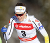 Anna Dyvik of Sweden skiing in finals of women classic sprint race of Viessmann FIS Cross country skiing World cup in Planica, Slovenia. Women sprint classic race of Viessmann FIS Cross country skiing World cup was held on Saturday, 20th of January 2018 in Planica, Slovenia.
