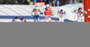 Stina Nilsson of Sweden (M), Hanna Falk of Sweden (8) skiing in finals of women classic sprint race of Viessmann FIS Cross country skiing World cup in Planica, Slovenia. Women sprint classic race of Viessmann FIS Cross country skiing World cup was held on Saturday, 20th of January 2018 in Planica, Slovenia.
