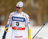 Teodor Peterson of Sweden skiing in finals of men classic sprint race of Viessmann FIS Cross country skiing World cup in Planica, Slovenia. Women sprint classic race of Viessmann FIS Cross country skiing World cup was held on Saturday, 20th of January 2018 in Planica, Slovenia.
