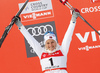 Second placed Kathrine Rolsted Harsem of Norway celebrate her medal won in the women classic sprint race of Viessmann FIS Cross country skiing World cup in Planica, Slovenia. Women sprint classic race of Viessmann FIS Cross country skiing World cup was held on Saturday, 20th of January 2018 in Planica, Slovenia.
