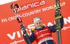 Winner Stina Nilsson of Sweden celebrate her medal won in the women classic sprint race of Viessmann FIS Cross country skiing World cup in Planica, Slovenia. Women sprint classic race of Viessmann FIS Cross country skiing World cup was held on Saturday, 20th of January 2018 in Planica, Slovenia.
