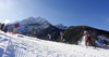 Skiers skiing during women classic sprint race of Viessmann FIS Cross country skiing World cup in Planica, Slovenia. Women sprint classic race of Viessmann FIS Cross country skiing World cup was held on Saturday, 20th of January 2018 in Planica, Slovenia.
