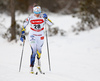 Ebba Andersson of Sweden skiing in women 10km classic race of Viessmann FIS Cross country skiing World cup in Planica, Slovenia. Women 10km classic race of Viessmann FIS Cross country skiing World cup was held on Sunday, 21st of January 2018 in Planica, Slovenia.

