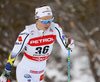 Emma Wiken of Sweden skiing in women 10km classic race of Viessmann FIS Cross country skiing World cup in Planica, Slovenia. Women 10km classic race of Viessmann FIS Cross country skiing World cup was held on Sunday, 21st of January 2018 in Planica, Slovenia.
