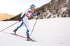 Krista Parmakoski of Finland skiing in women 10km classic race of Viessmann FIS Cross country skiing World cup in Planica, Slovenia. Women 10km classic race of Viessmann FIS Cross country skiing World cup was held on Sunday, 21st of January 2018 in Planica, Slovenia.
