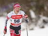 Teresa Stadlober of Austria skiing in women 10km classic race of Viessmann FIS Cross country skiing World cup in Planica, Slovenia. Women 10km classic race of Viessmann FIS Cross country skiing World cup was held on Sunday, 21st of January 2018 in Planica, Slovenia.
