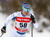 Krista Parmakoski of Finland skiing in women 10km classic race of Viessmann FIS Cross country skiing World cup in Planica, Slovenia. Women 10km classic race of Viessmann FIS Cross country skiing World cup was held on Sunday, 21st of January 2018 in Planica, Slovenia.
