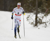 Oskar Svensson of Sweden skiing in men 15km classic race of Viessmann FIS Cross country skiing World cup in Planica, Slovenia. Men 15km classic race of Viessmann FIS Cross country skiing World cup was held on Sunday, 21st of January 2018 in Planica, Slovenia.

