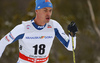 Perttu Hyvarinen of Finland skiing in men 15km classic race of Viessmann FIS Cross country skiing World cup in Planica, Slovenia. Men 15km classic race of Viessmann FIS Cross country skiing World cup was held on Sunday, 21st of January 2018 in Planica, Slovenia.
