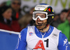 Manfred Moelgg of Italy reacts in finish of the second run of the men The Nightrace, night slalom race of the Audi FIS Alpine skiing World cup in Schladming, Austria. Men slalom race of the Audi FIS Alpine skiing World cup was held in Schladming, Austria, on Tuesday, 23rd of January 2018.
