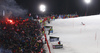 Marcel Hirscher of Austria skiing in the second run of the men The Nightrace, night slalom race of the Audi FIS Alpine skiing World cup in Schladming, Austria. Men slalom race of the Audi FIS Alpine skiing World cup was held in Schladming, Austria, on Tuesday, 23rd of January 2018.
