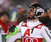 Marcel Hirscher of Austria reacts in finish of the second run of the men The Nightrace, night slalom race of the Audi FIS Alpine skiing World cup in Schladming, Austria. Men slalom race of the Audi FIS Alpine skiing World cup was held in Schladming, Austria, on Tuesday, 23rd of January 2018.
