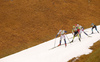 Linn Svahn of Sweden skiing finals of women sprint race of FIS Cross country skiing World Cup in Planica, Slovenia. Finals of women sprint finals of FIS Cross country skiing World Cup in Planica, Slovenia were held on Saturday, 21st of December 2019 in Planica, Slovenia.
