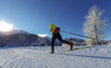 Cross country skiing in Ratece, Slovenia.