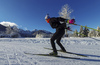 Cross country skiing in Ratece, Slovenia.