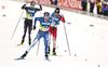 Remi Lindholm of Finland skiing in men cross country skiing skiathlon (15km classic-15km free) race of FIS Nordic skiing World Championships 2023 in Planica, Slovenia. Cross country skiing skiathlon race of FIS Nordic skiing World Championships 2023 were held in Planica Nordic Center in Planica, Slovenia, on Friday, 24th of February 2023.