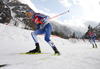 Eero Hirvonen of Finland (L) and Ilkka Herola of Finland (R) skiing during men nordic combined race of FIS Nordic skiing World Championships 2023 in Planica, Slovenia. Men nordic combined race of FIS Nordic skiing World Championships 2023 was held in Planica Nordic Center in Planica, Slovenia, on Saturday, 25th of February 2023.