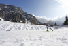 Ebba Andersson of Sweden skiing in women cross country skiing skiathlon (7.5km classic-7.5km free) race of FIS Nordic skiing World Championships 2023 in Planica, Slovenia. Cross country skiing skiathlon race of FIS Nordic skiing World Championships 2023 were held in Planica Nordic Center in Planica, Slovenia, on Saturday, 25th of February 2023.