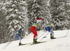 Joni Maki of Finland skiing during men team sprint finals of  cross country skiing team sprint race of FIS Nordic skiing World Championships 2023 in Planica, Slovenia. Cross country skiing team sprint race of FIS Nordic skiing World Championships 2023 was held in Planica Nordic Center in Planica, Slovenia, on Sunday, 26th of February 2023.