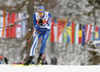 Eero Hirvonen of Finland skiing during nordic combined mixed team competition e of FIS Nordic skiing World Championships 2023 in Planica, Slovenia. Nordic combined mixed team competition of FIS Nordic skiing World Championships 2023 was held in Planica Nordic Center in Planica, Slovenia, on Sunday, 26th of February 2023.