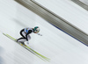 Ema Klinec of Slovenia soars through the air during mixed team ski jumping competition e of FIS Nordic skiing World Championships 2023 in Planica, Slovenia. Ski jumping mixed team competition of FIS Nordic skiing World Championships 2023 was held in Planica Nordic Center in Planica, Slovenia, on Sunday, 26th of February 2023.