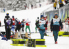 skiing during women team sprint qualifications of  cross country skiing team sprint race of FIS Nordic skiing World Championships 2023 in Planica, Slovenia. Cross country skiing team sprint race of FIS Nordic skiing World Championships 2023 was held in Planica Nordic Center in Planica, Slovenia, on Sunday, 26th of February 2023.