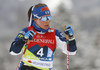 Krista Parmakoski of Finland skiing before the women team sprint qualifications of  cross country skiing team sprint race of FIS Nordic skiing World Championships 2023 in Planica, Slovenia. Cross country skiing team sprint race of FIS Nordic skiing World Championships 2023 was held in Planica Nordic Center in Planica, Slovenia, on Sunday, 26th of February 2023.