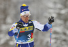 Calle Halfvarsson of Sweden skiing before the men team sprint qualifications of  cross country skiing team sprint race of FIS Nordic skiing World Championships 2023 in Planica, Slovenia. Cross country skiing team sprint race of FIS Nordic skiing World Championships 2023 was held in Planica Nordic Center in Planica, Slovenia, on Sunday, 26th of February 2023.