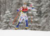 skiing during women team sprint qualifications of  cross country skiing team sprint race of FIS Nordic skiing World Championships 2023 in Planica, Slovenia. Cross country skiing team sprint race of FIS Nordic skiing World Championships 2023 was held in Planica Nordic Center in Planica, Slovenia, on Sunday, 26th of February 2023.