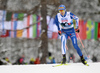 Eero Hirvonen of Finland skiing during nordic combined mixed team competition e of FIS Nordic skiing World Championships 2023 in Planica, Slovenia. Nordic combined mixed team competition of FIS Nordic skiing World Championships 2023 was held in Planica Nordic Center in Planica, Slovenia, on Sunday, 26th of February 2023.