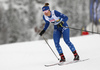 Annika Malacinski of USA skiing during nordic combined mixed team competition e of FIS Nordic skiing World Championships 2023 in Planica, Slovenia. Nordic combined mixed team competition of FIS Nordic skiing World Championships 2023 was held in Planica Nordic Center in Planica, Slovenia, on Sunday, 26th of February 2023.