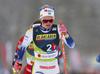 Emma Ribom of Sweden skiing during women women cross country skiing relay ace of FIS Nordic skiing World Championships 2023 in Planica, Slovenia. Women cross country skiing relay race of FIS Nordic skiing World Championships 2023 was held in Planica Nordic Center in Planica, Slovenia, on Thursday, 2nd of March 2023.