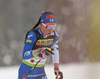 Kerttu Niskanen of Finland skiing during women cross country skiing relay ace of FIS Nordic skiing World Championships 2023 in Planica, Slovenia. Women cross country skiing relay race of FIS Nordic skiing World Championships 2023 was held in Planica Nordic Center in Planica, Slovenia, on Thursday, 2nd of March 2023.