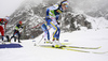 Ebba Andersson of Sweden skiing during women cross country skiing relay ace of FIS Nordic skiing World Championships 2023 in Planica, Slovenia. Women cross country skiing relay race of FIS Nordic skiing World Championships 2023 was held in Planica Nordic Center in Planica, Slovenia, on Thursday, 2nd of March 2023.