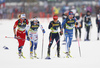 Astrid Oeyre Slind of Norway, Ebba Andersson of Sweden, Katharina Hennig of Germany and Kerttu Niskanen of Finland skiing during women women cross country skiing relay ace of FIS Nordic skiing World Championships 2023 in Planica, Slovenia. Women cross country skiing relay race of FIS Nordic skiing World Championships 2023 was held in Planica Nordic Center in Planica, Slovenia, on Thursday, 2nd of March 2023.