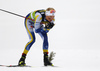 Frida Karlsson of Sweden skiing during women cross country skiing relay ace of FIS Nordic skiing World Championships 2023 in Planica, Slovenia. Women cross country skiing relay race of FIS Nordic skiing World Championships 2023 was held in Planica Nordic Center in Planica, Slovenia, on Thursday, 2nd of March 2023.