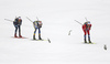 Pia Fink of Germany, Frida Karlsson of Sweden, Ingvild Flugstad Oestberg of Norway skiing during women women cross country skiing relay ace of FIS Nordic skiing World Championships 2023 in Planica, Slovenia. Women cross country skiing relay race of FIS Nordic skiing World Championships 2023 was held in Planica Nordic Center in Planica, Slovenia, on Thursday, 2nd of March 2023.