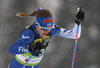 Eveliina Piippo of Finland skiing during women cross country skiing relay ace of FIS Nordic skiing World Championships 2023 in Planica, Slovenia. Women cross country skiing relay race of FIS Nordic skiing World Championships 2023 was held in Planica Nordic Center in Planica, Slovenia, on Thursday, 2nd of March 2023.