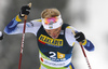 Frida Karlsson of Sweden skiing during women cross country skiing relay ace of FIS Nordic skiing World Championships 2023 in Planica, Slovenia. Women cross country skiing relay race of FIS Nordic skiing World Championships 2023 was held in Planica Nordic Center in Planica, Slovenia, on Thursday, 2nd of March 2023.