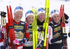 skiing during women cross country skiing relay ace of FIS Nordic skiing World Championships 2023 in Planica, Slovenia. Women cross country skiing relay race of FIS Nordic skiing World Championships 2023 was held in Planica Nordic Center in Planica, Slovenia, on Thursday, 2nd of March 2023.