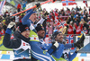 skiing during men cross country skiing relay ace of FIS Nordic skiing World Championships 2023 in Planica, Slovenia. Men cross country skiing relay race of FIS Nordic skiing World Championships 2023 was held in Planica Nordic Center in Planica, Slovenia, on Friday, 3rd of March 2023.