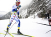 Johan Haeggstroem of Sweden skiing during men cross country skiing relay ace of FIS Nordic skiing World Championships 2023 in Planica, Slovenia. Men cross country skiing relay race of FIS Nordic skiing World Championships 2023 was held in Planica Nordic Center in Planica, Slovenia, on Friday, 3rd of March 2023.