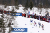 William Poromaa of Sweden skiing during men cross country skiing relay ace of FIS Nordic skiing World Championships 2023 in Planica, Slovenia. Men cross country skiing relay race of FIS Nordic skiing World Championships 2023 was held in Planica Nordic Center in Planica, Slovenia, on Friday, 3rd of March 2023.