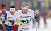 Jens Burman of Sweden skiing during men cross country skiing relay ace of FIS Nordic skiing World Championships 2023 in Planica, Slovenia. Men cross country skiing relay race of FIS Nordic skiing World Championships 2023 was held in Planica Nordic Center in Planica, Slovenia, on Friday, 3rd of March 2023.