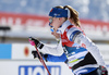 Johanna Matintalo of Finland testing her skis before the women cross country skiing 30km classic race of FIS Nordic skiing World Championships 2023 in Planica, Slovenia. Women cross country skiing 30km classic race of FIS Nordic skiing World Championships 2023 was held in Planica Nordic Center in Planica, Slovenia, on Saturday, 4th of March 2023.