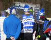 Finnish spectators during women cross country skiing 30km classic race of FIS Nordic skiing World Championships 2023 in Planica, Slovenia. Women cross country skiing 30km classic race of FIS Nordic skiing World Championships 2023 was held in Planica Nordic Center in Planica, Slovenia, on Saturday, 4th of March 2023.